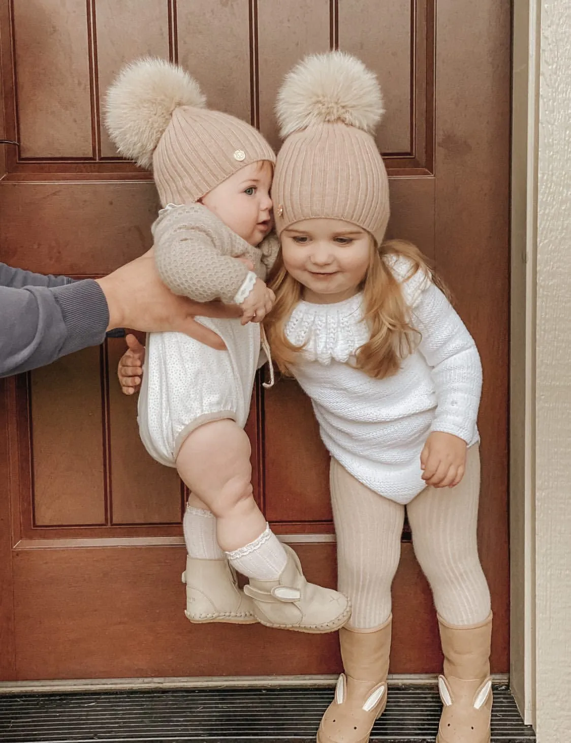 Misha Ribbed Angora Hat