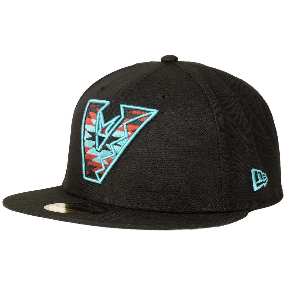 MLB Arizona Diamondbacks New Era Santa Fe Upside Down Logo 59FIFTY Fitted Hat