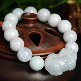 Natural Jade Bracelet Jadeite Pixiu Bracelet BT132