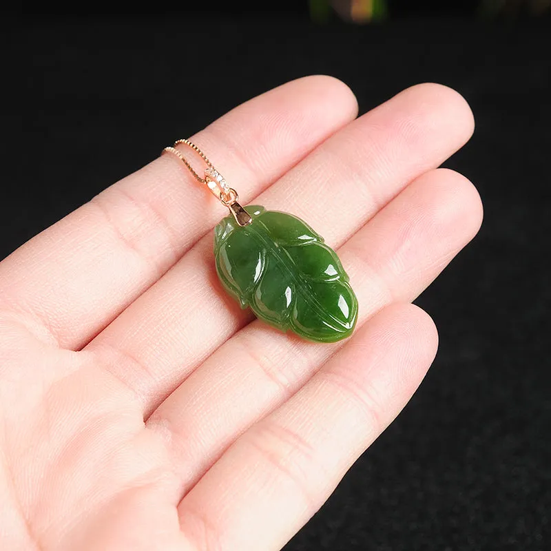 Natural Jade Pendant Nephrite Silver Pendant PT144