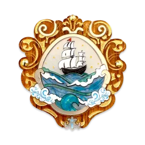 Nautical Voyage ⚓️ 🌊 - brooch - Set of 2