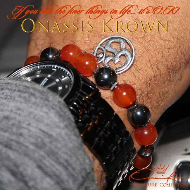 OM Bead Bracelet