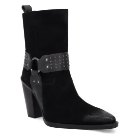 Online Exclusive | Dingo | Songbird Suede Bootie in Black ** PREORDER