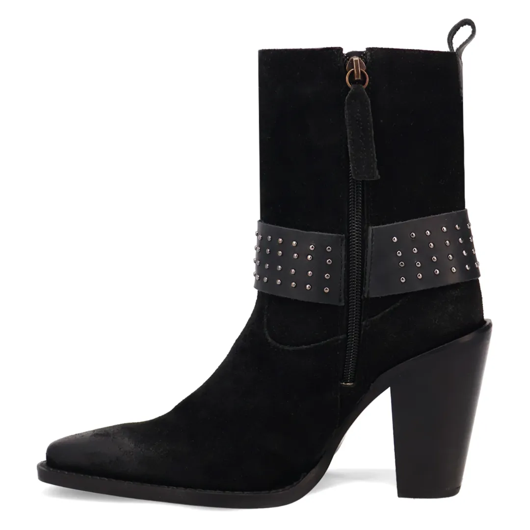 Online Exclusive | Dingo | Songbird Suede Bootie in Black ** PREORDER