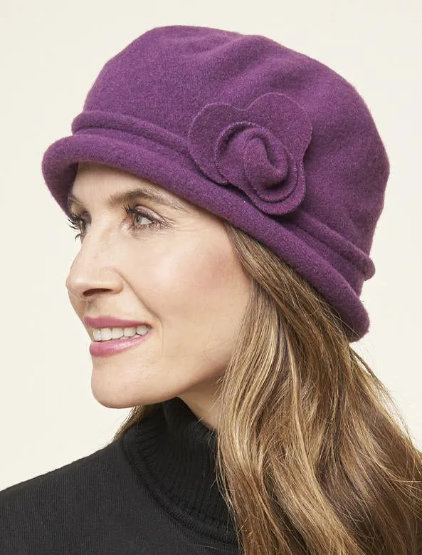 *Parkhurst SPENCER WOOL CLOCHE HAT, Style# 25372