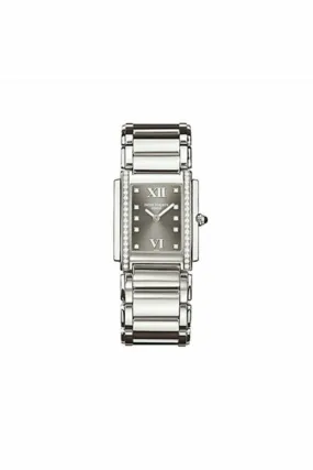 patek philippe twenty-4 quartz grey dial