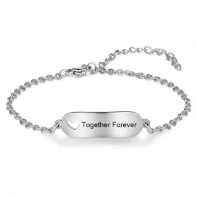 Personalized Hollow-Out Bracelet Customized Accessory for Women