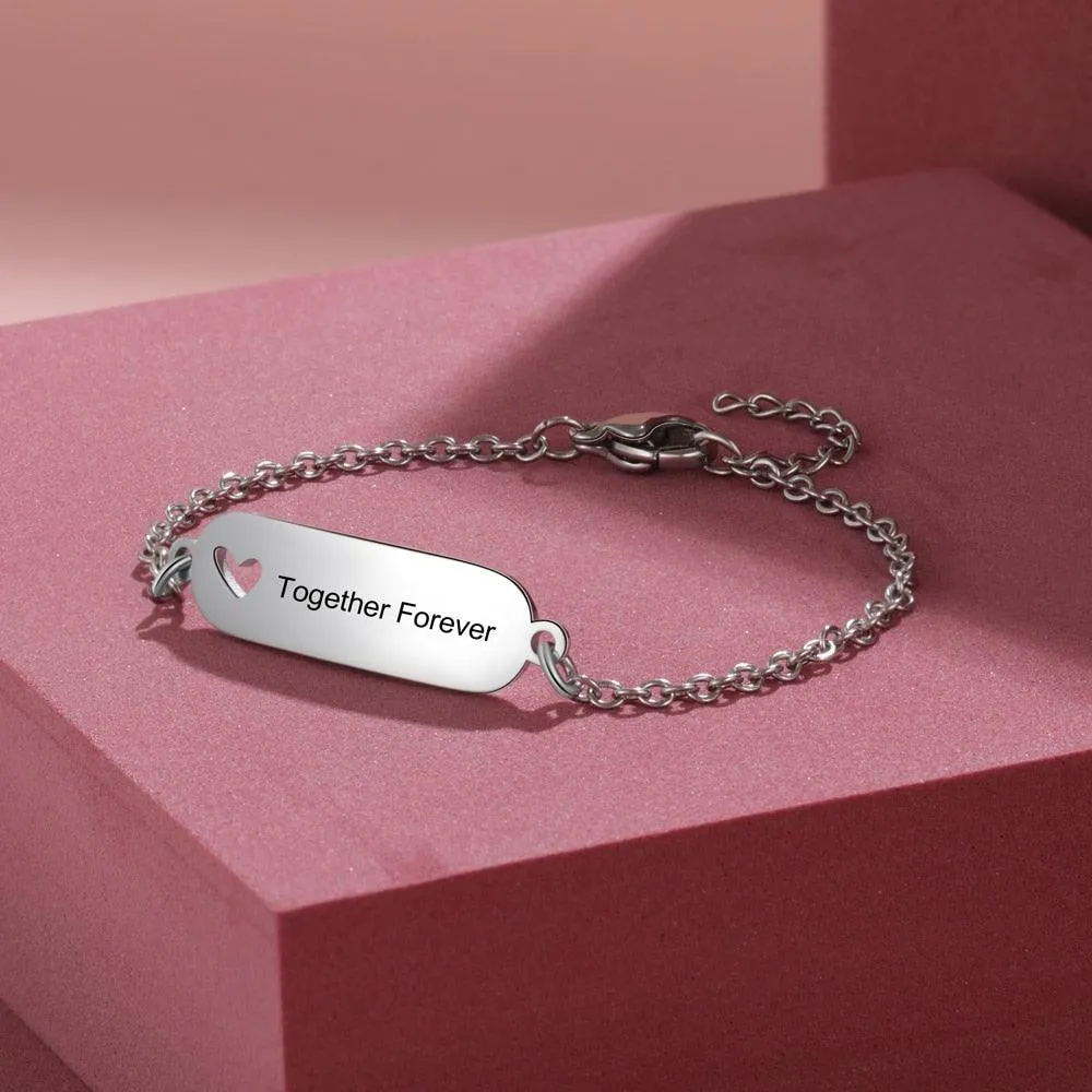 Personalized Hollow-Out Bracelet Customized Accessory for Women