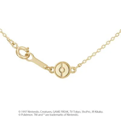 [Pokémon]Jolteon & Pokéball necklace  K18 yellow gold