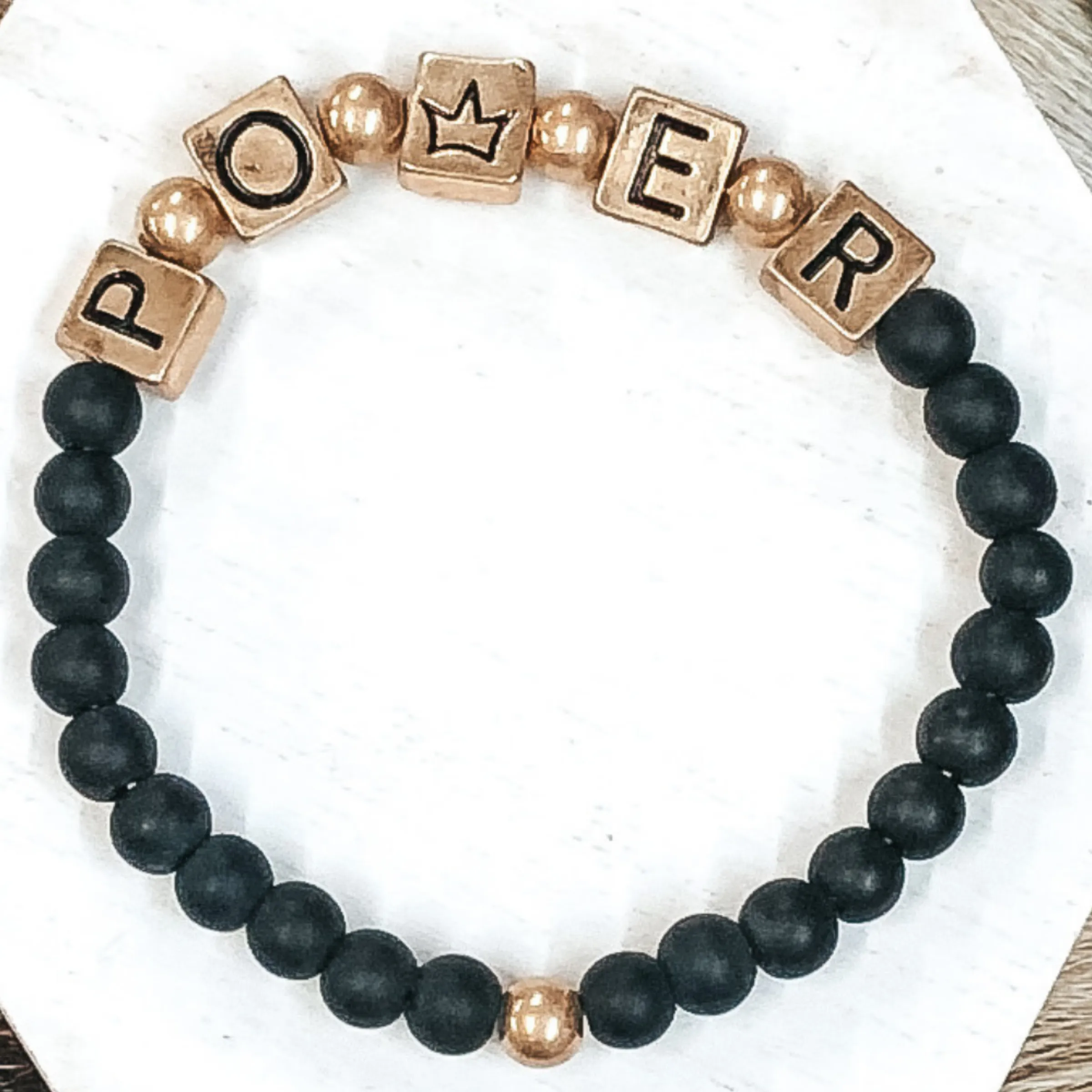 Power Up Bracelet in Black