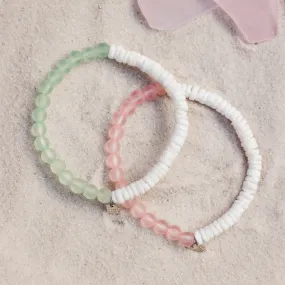 Puka Shell Bead Bracelet