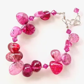 Rapture: Pink Stone Bracelet