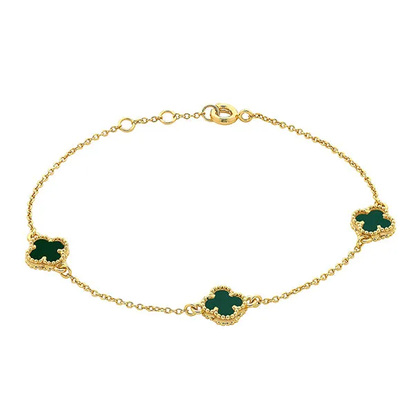 Reign Gold Jade Bracelet