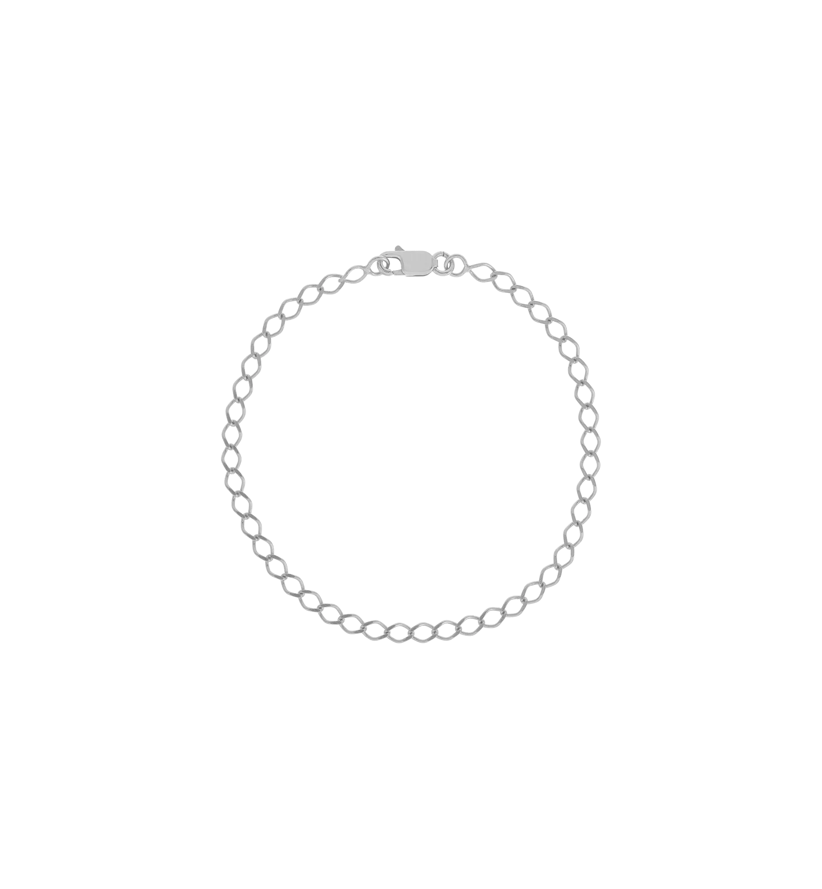 Rombo Plain Bracelet Silver