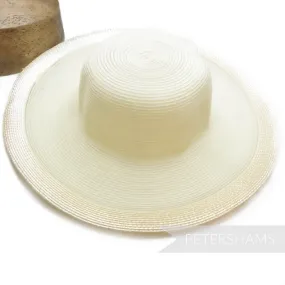 Shiny Polybraid Edge Cotton Threaded Capeline Hat Body - 11"