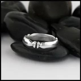 Silver Carved Band