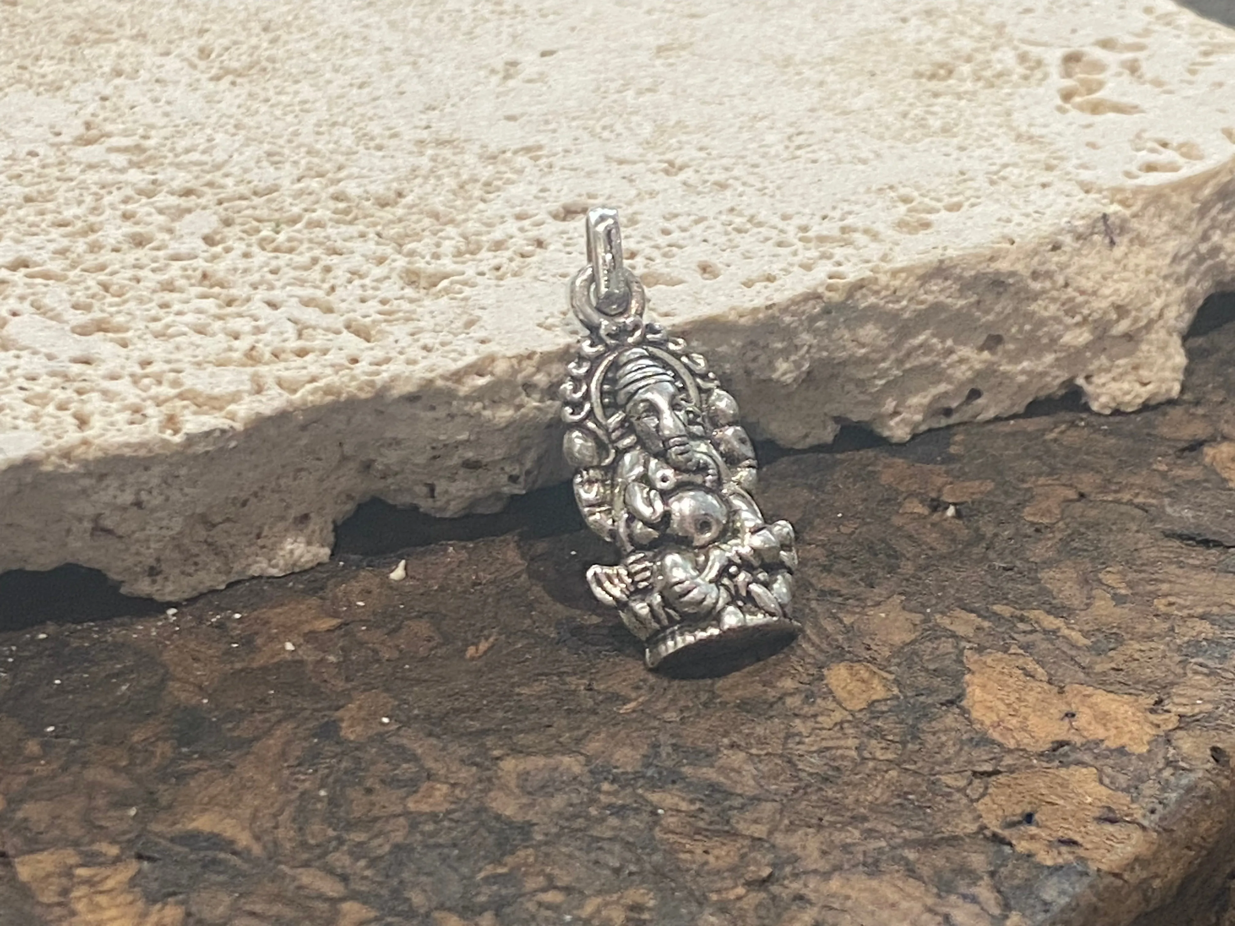 Silver Ganesh Pendant