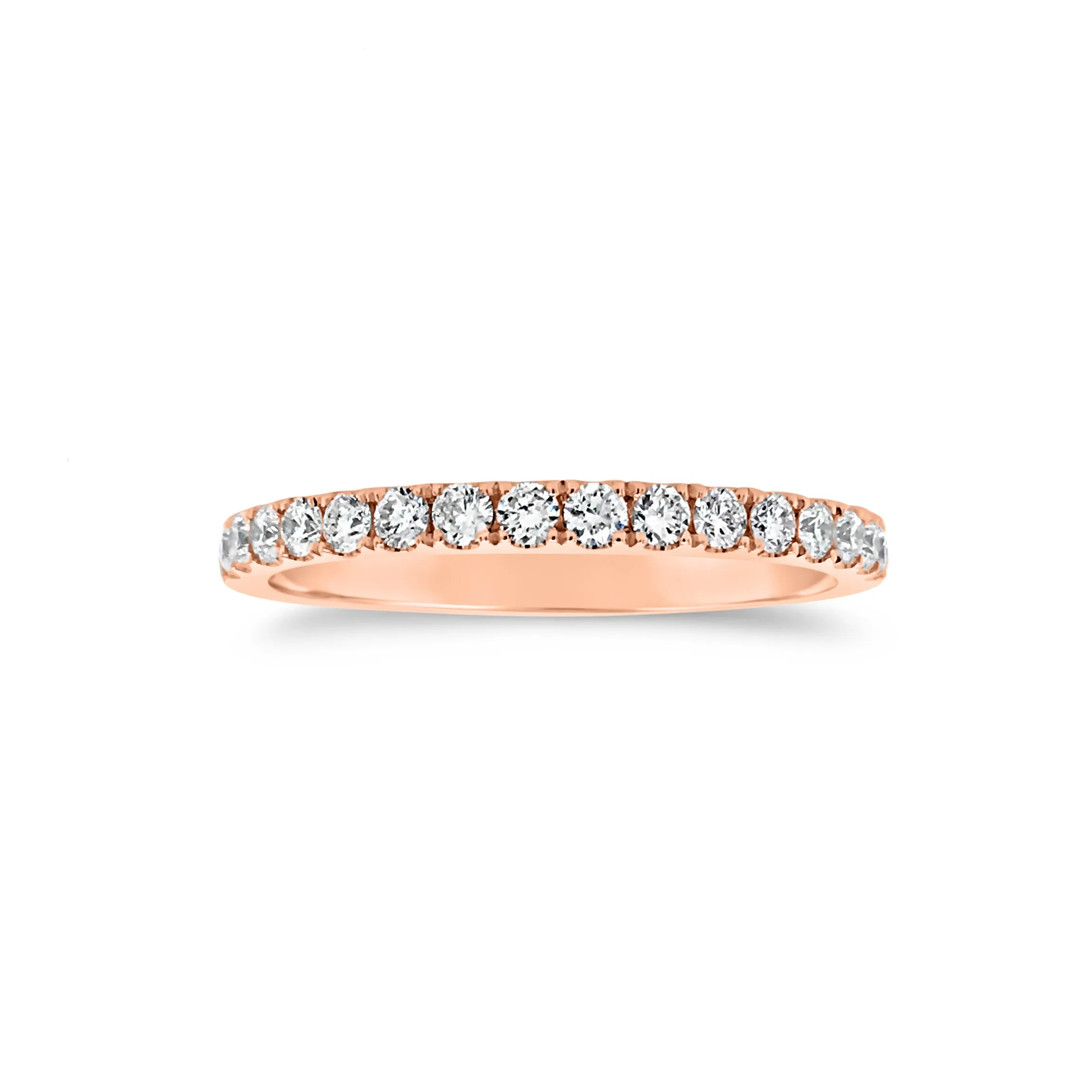 Slim Four Prong-Set Diamond Eternity Band