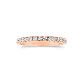 Slim Four Prong-Set Diamond Eternity Band