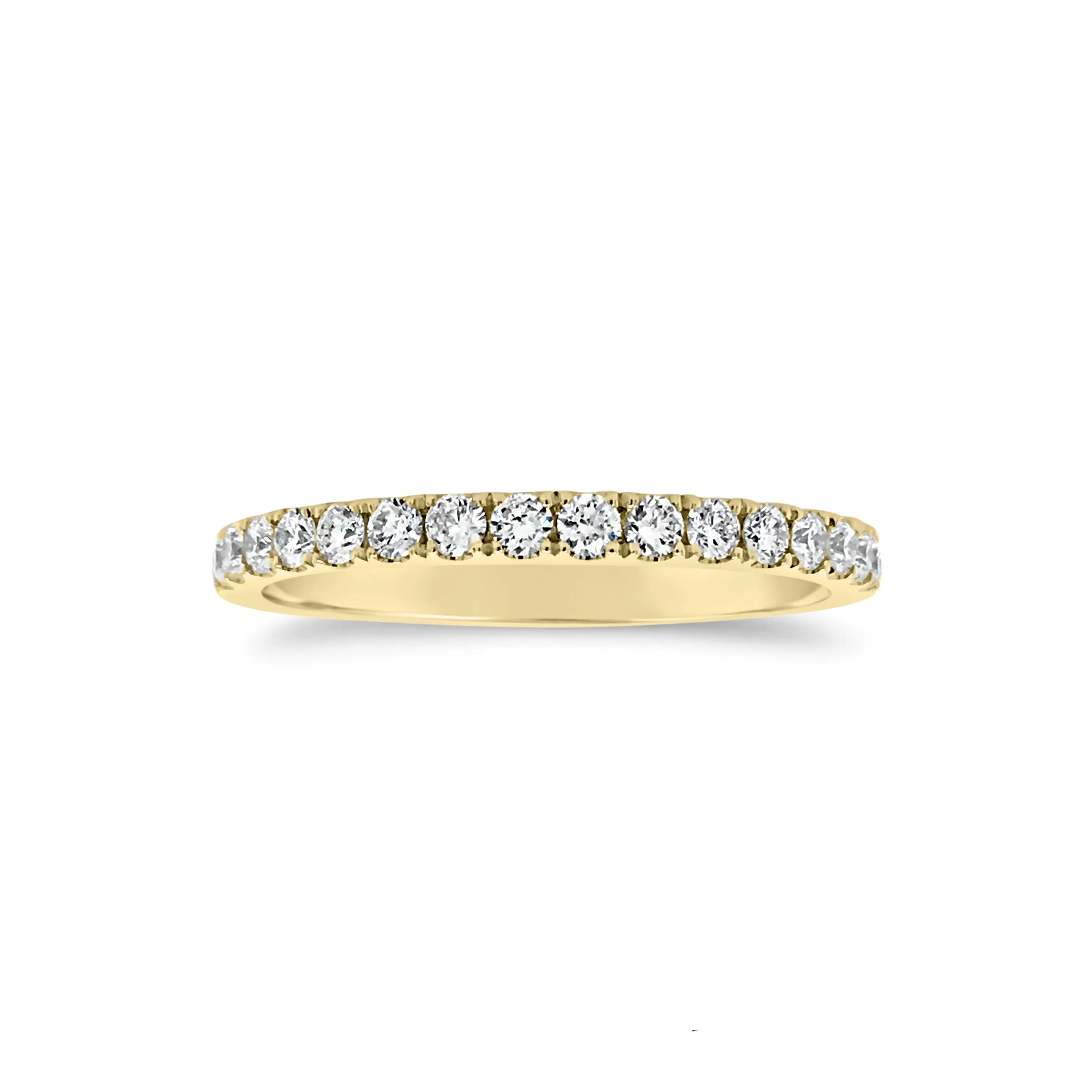 Slim Four Prong-Set Diamond Eternity Band