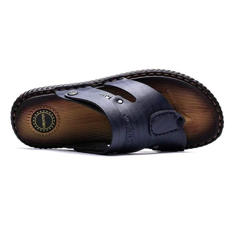 Soft Leather Men's Slip on Shoes