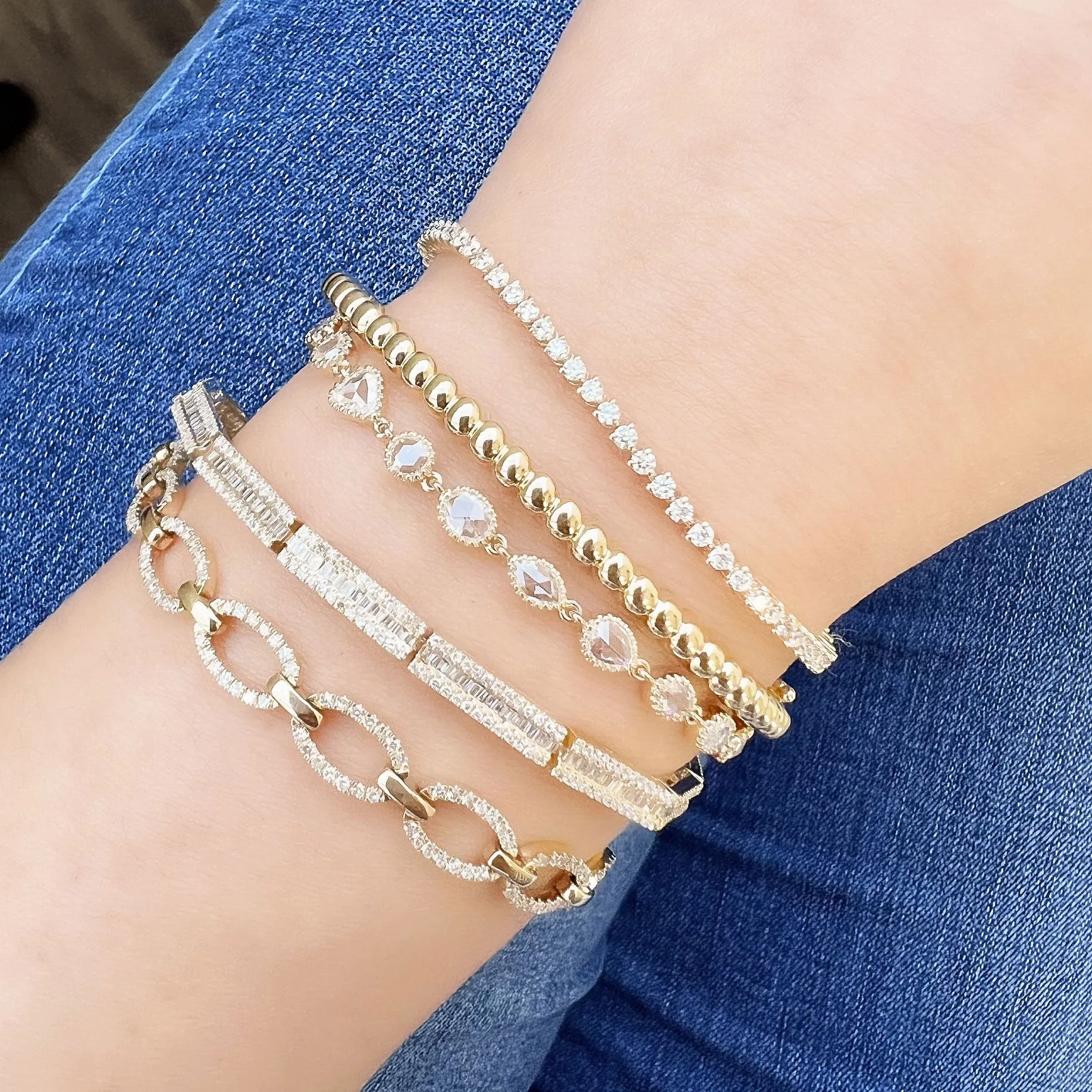 Soft Pave Chain Bracelet