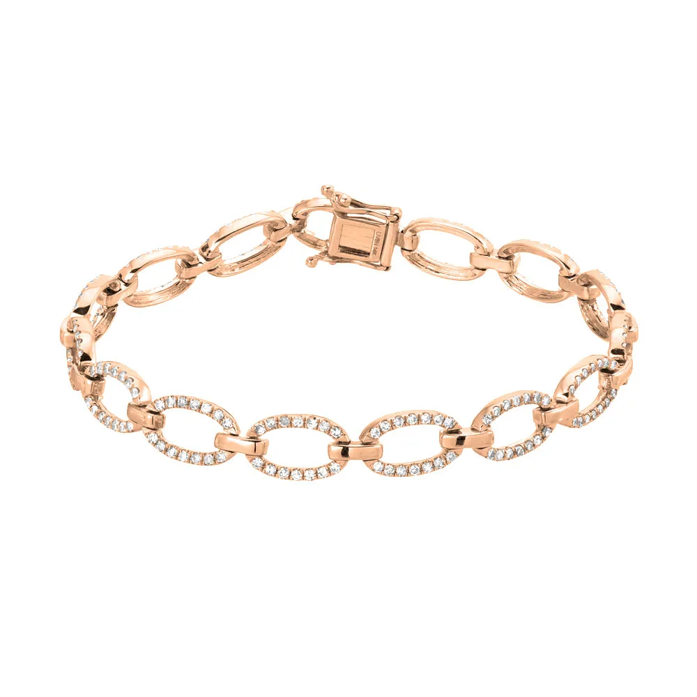 Soft Pave Chain Bracelet