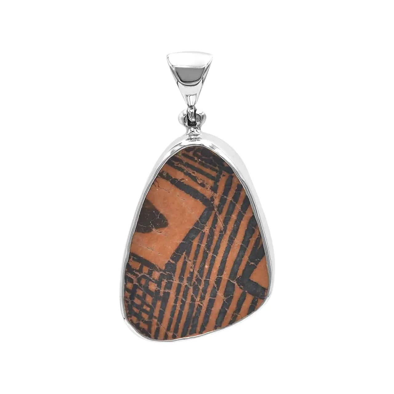 Starborn Anasazi Pottery Shard Pendant in Sterling Silver