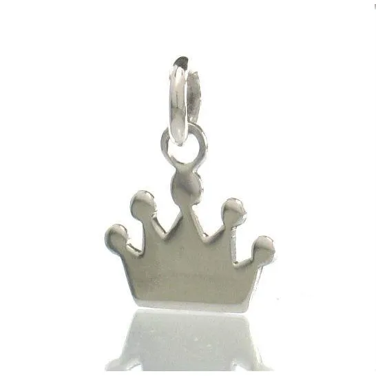 Sterling Silver Mini Crown with Bail