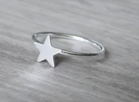 Sterling Silver Star Ring