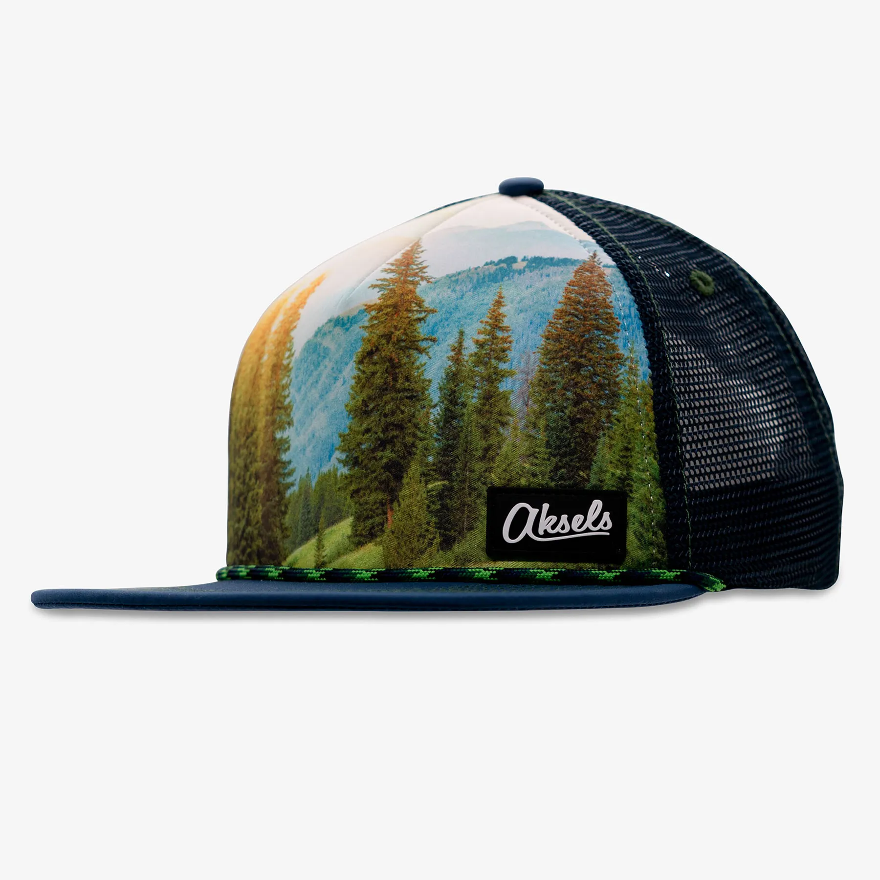 Summer Forest Foam Rope Snapback Hat