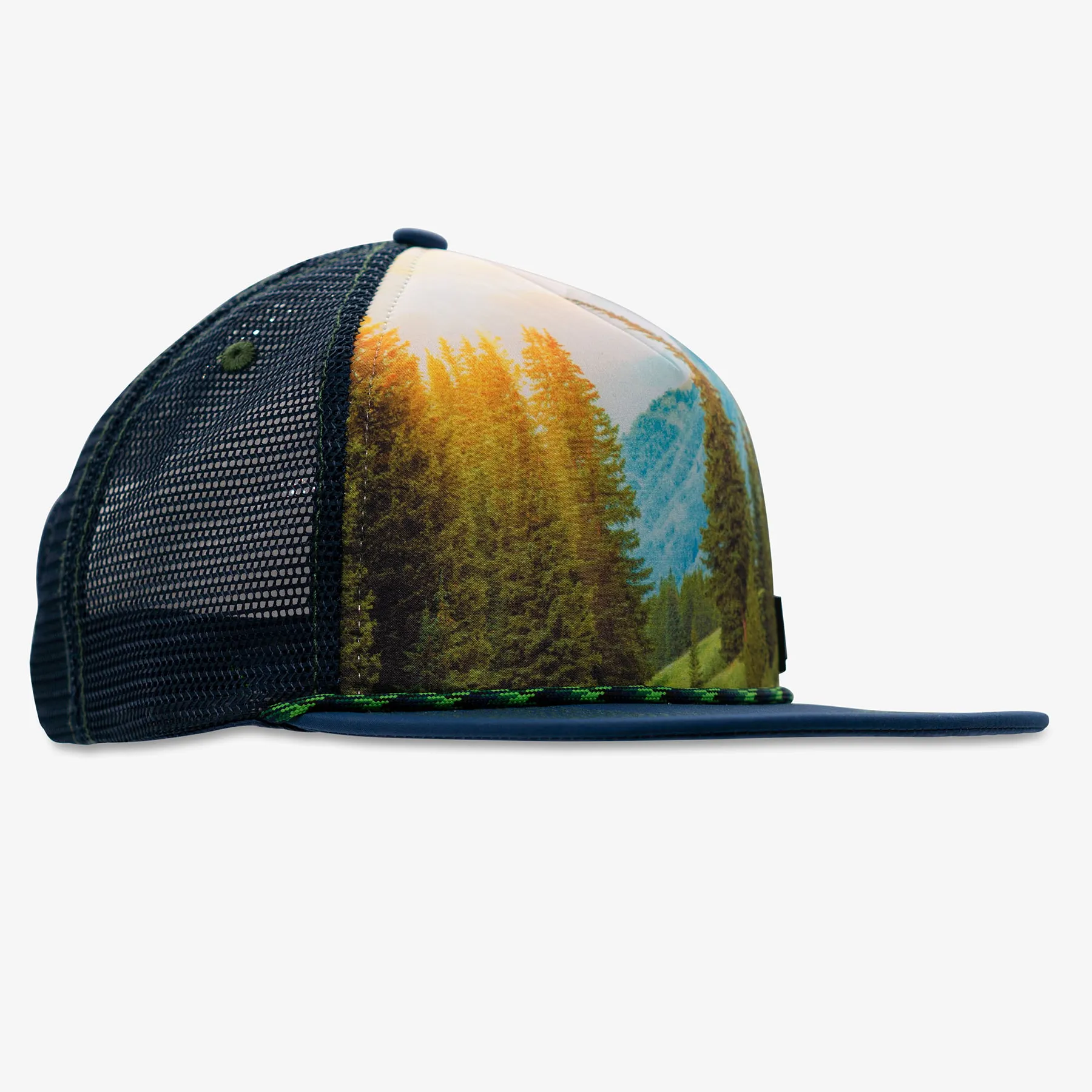 Summer Forest Foam Rope Snapback Hat