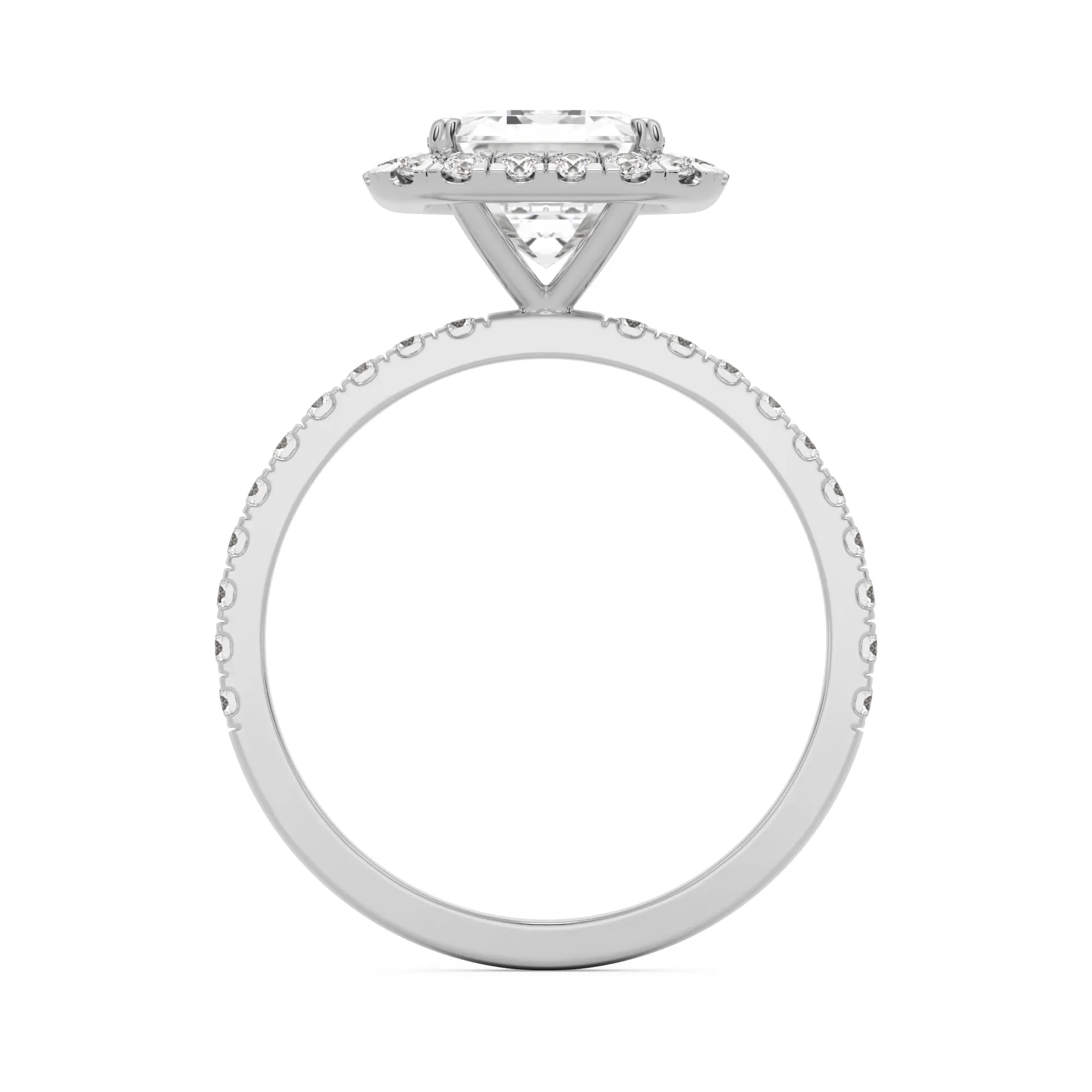 The Emerald Halo Pavé