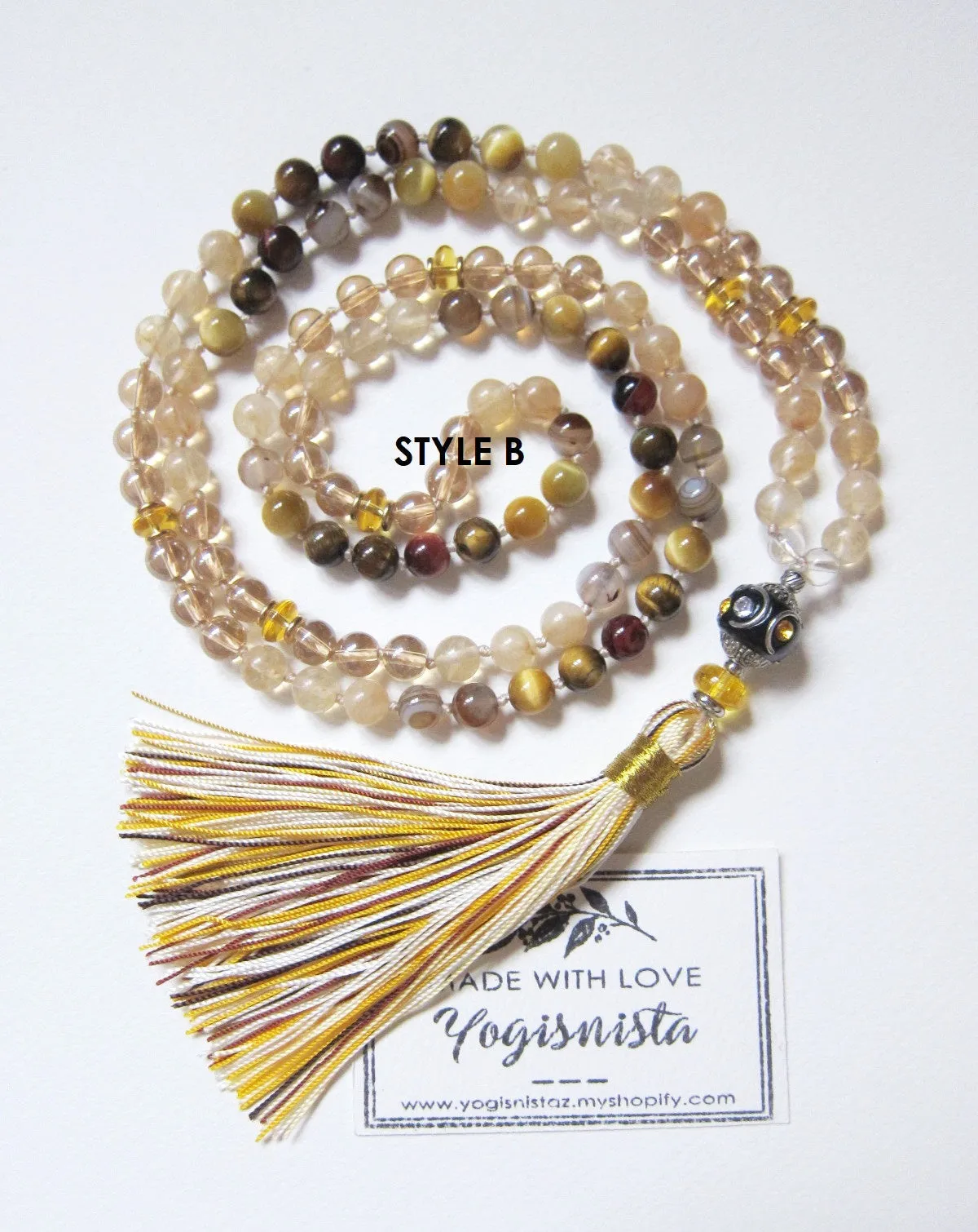 The Goddess Mala Beaded Necklace