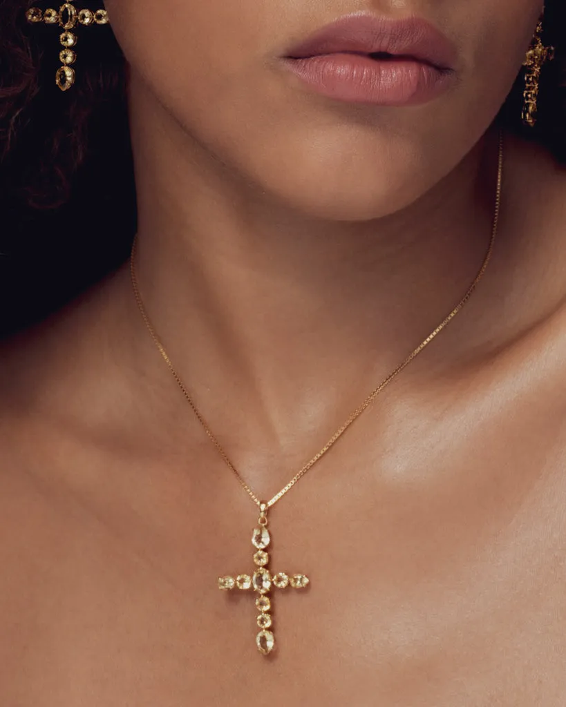 The Isabella Cross Necklace