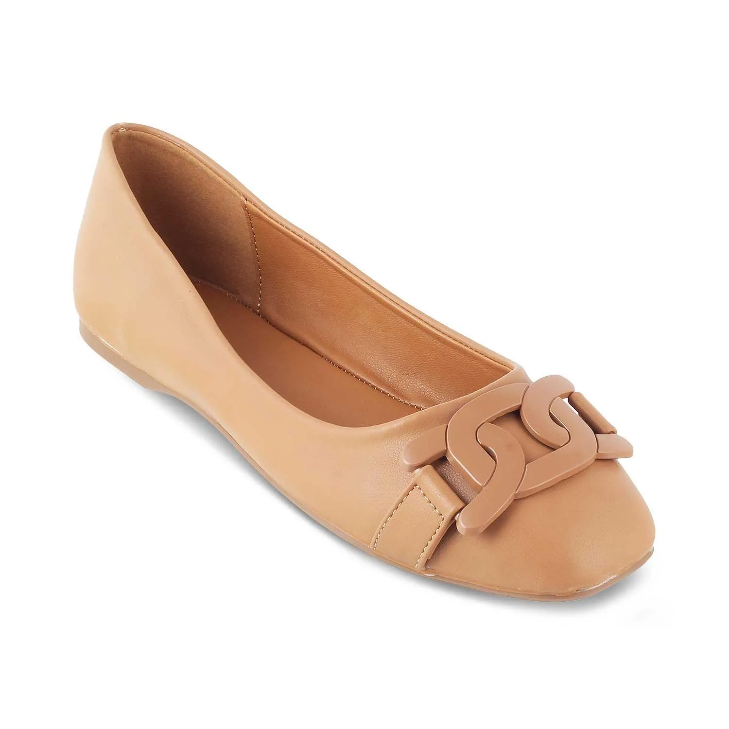 The Trescros Tan Women's Dress Ballerinas Tresmode