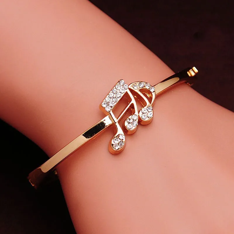 Trendy Crystal Bangles Bracelet