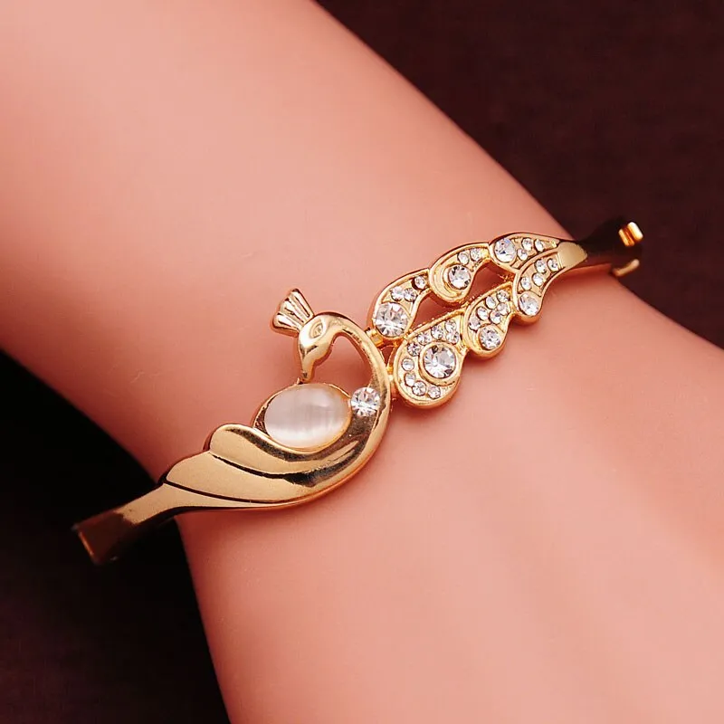 Trendy Crystal Bangles Bracelet