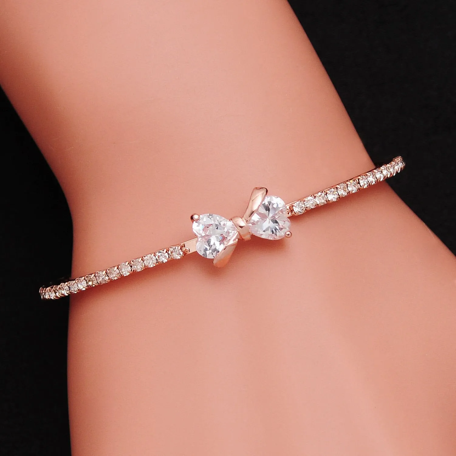 Trendy Crystal Bangles Bracelet