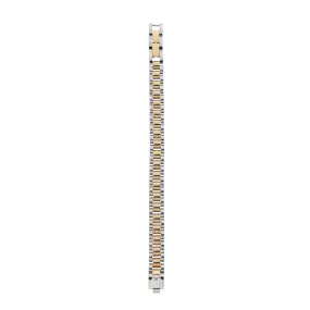 Two Tone Watch Band Bracelet