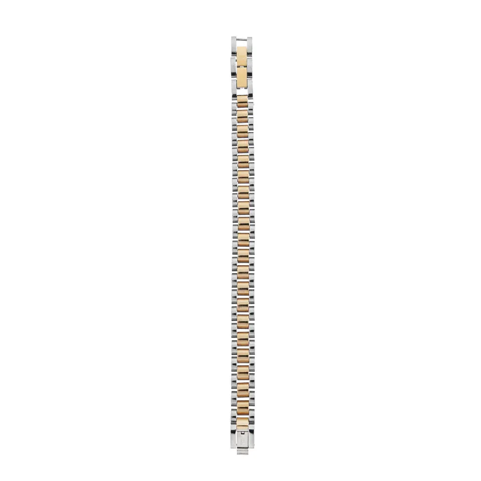 Two Tone Watch Band Bracelet