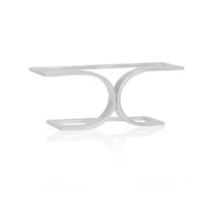 Unfinishing Line  double line sterling silver double ring  (UL)