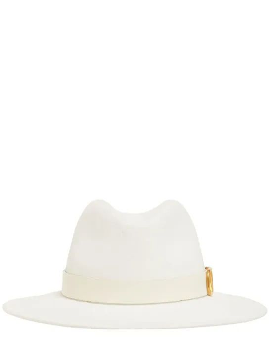 Valentino Garavani   V Logo Signature fedora hat 