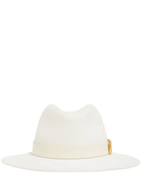 Valentino Garavani   V Logo Signature fedora hat 