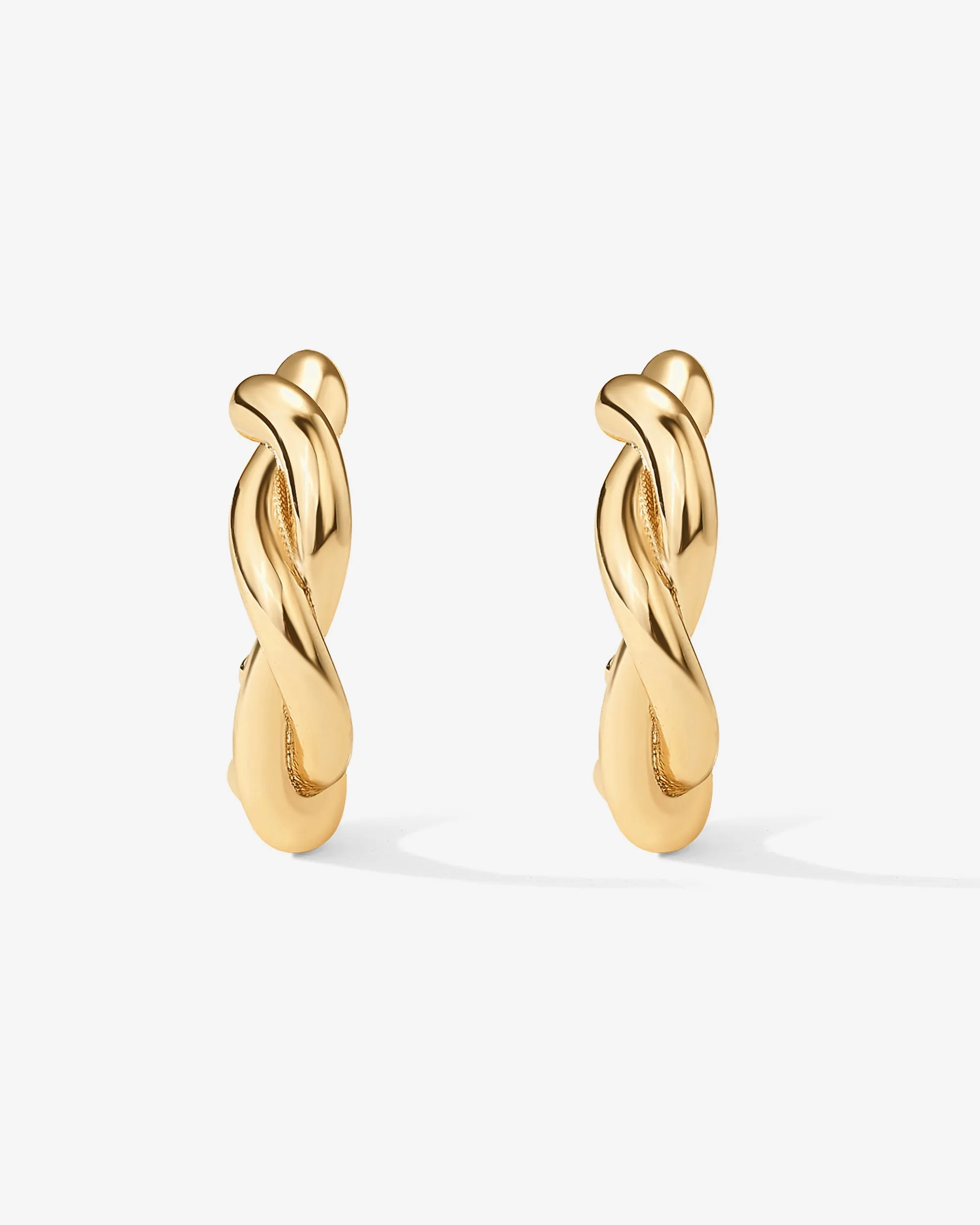 Vermeil Twisted Hoops