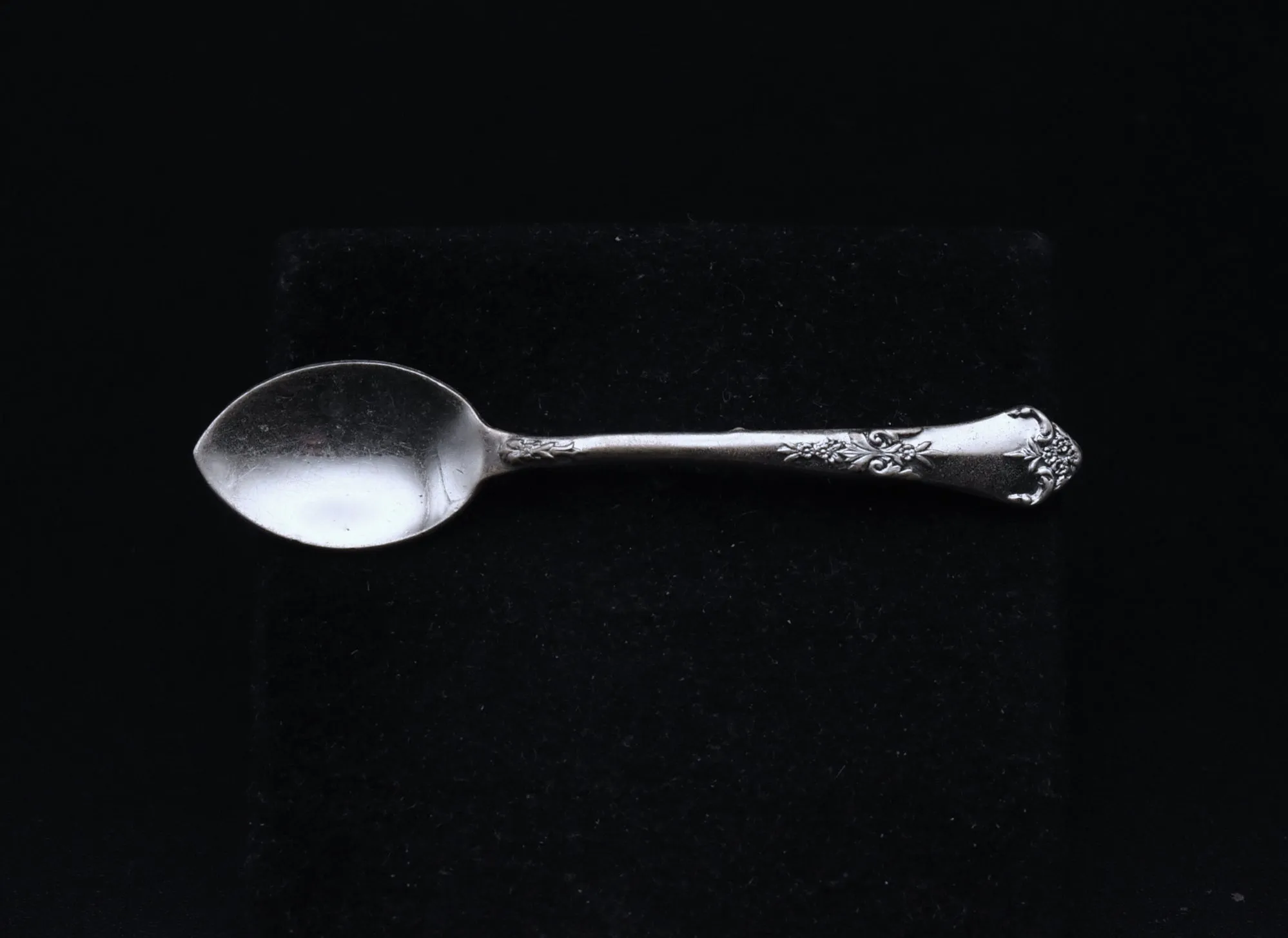 Vintage Sterling Silver Spoon Brooch