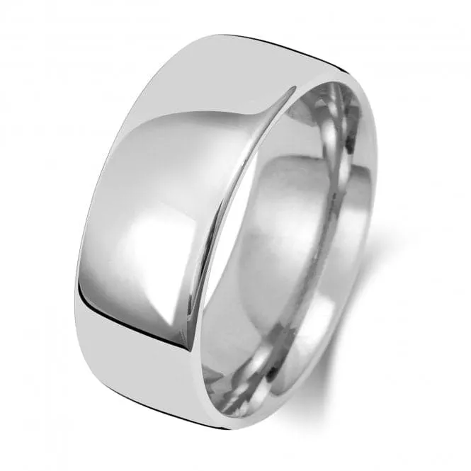 Wedding Band 9K Slight Court 8 mm-1.8 Wedding  Ring W118WH