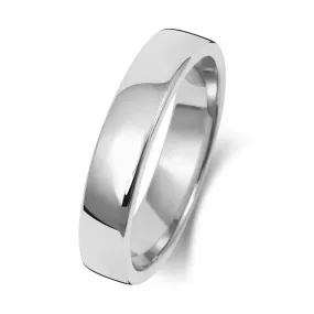 Wedding Band Platinum Soft Court 4mm-1.45 Wedding  Ring WP134M