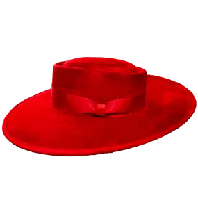 Whittier Zoot Suit Tando Hat - RED