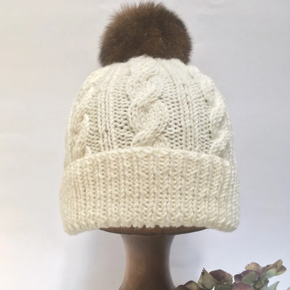 Winter Hats Knitting Pattern  (#077)